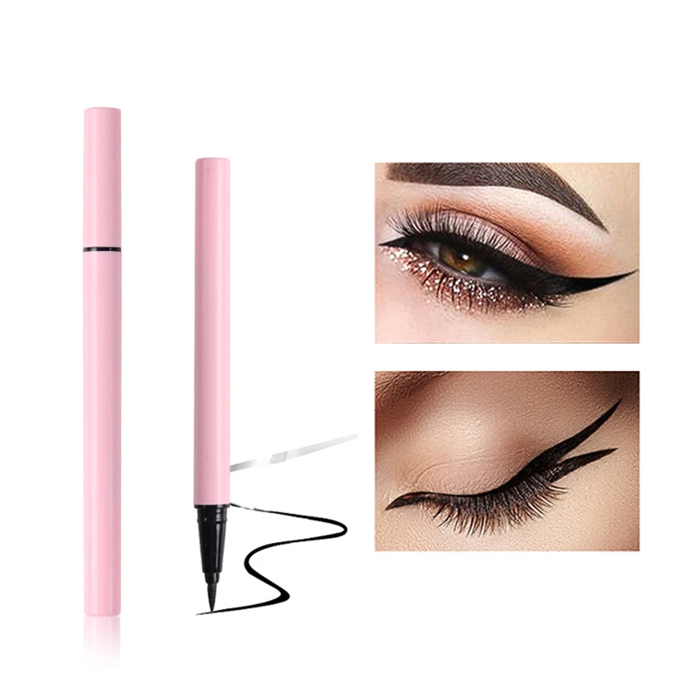 

Private Label Self Adhesive Eyeliner Waterproof Durable False Eyelash 2 In 1 Eyeliner Easy To Wear Custom Bulk Makeup