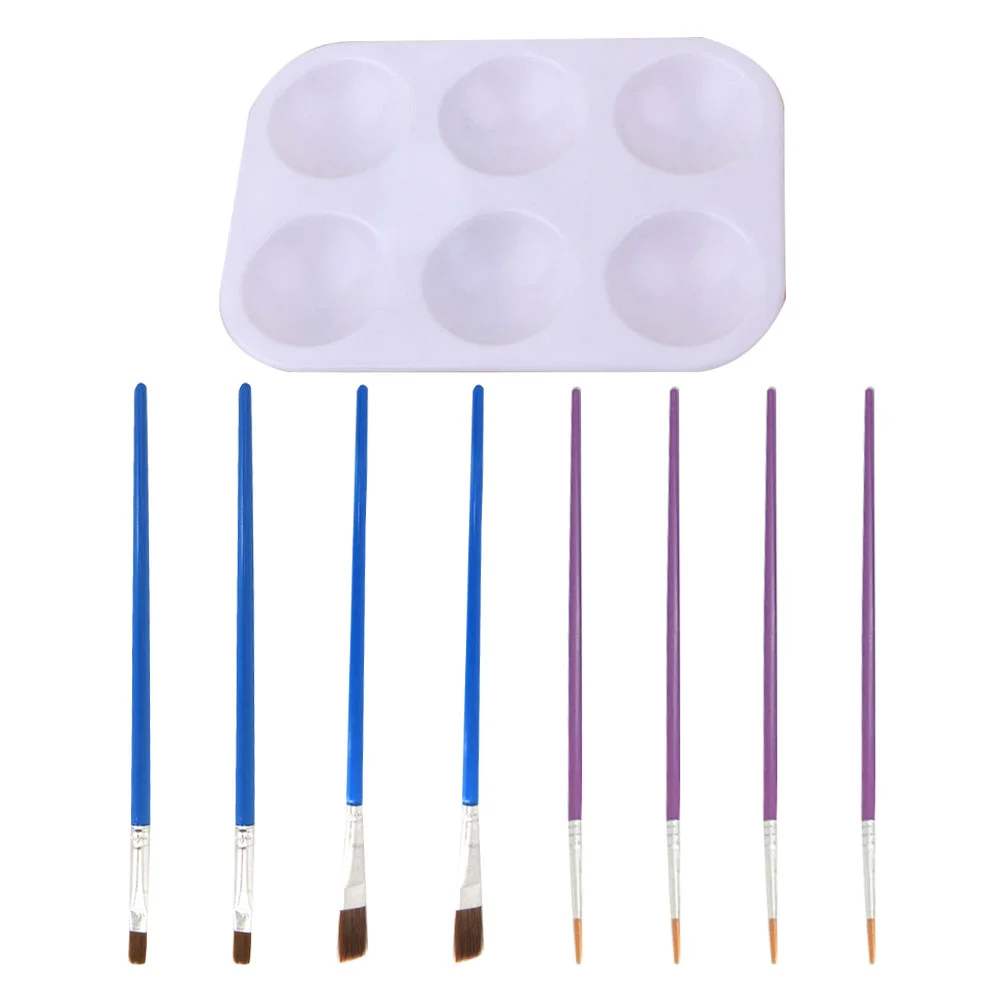 

Painting Brushes Brush Modelset Watercolor Nylon Artist Tray Color Professionaldetail Tool Kit Airbrush Car Acrylic