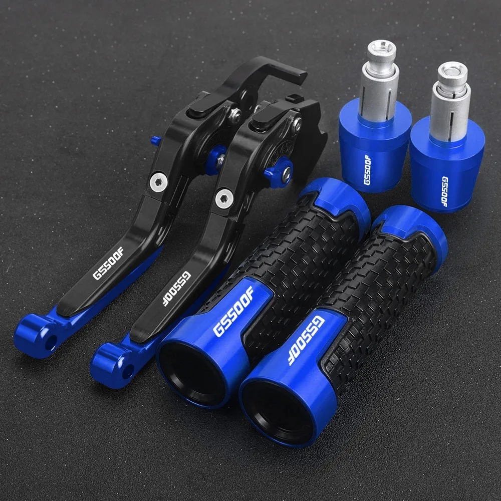 

For SUZUKI GS500 GS 500 1989-2008 2007 2006 2005 2004 Motorcycle Brake Clutch Levers 22MM Handlebar Hand Grips ends knobs