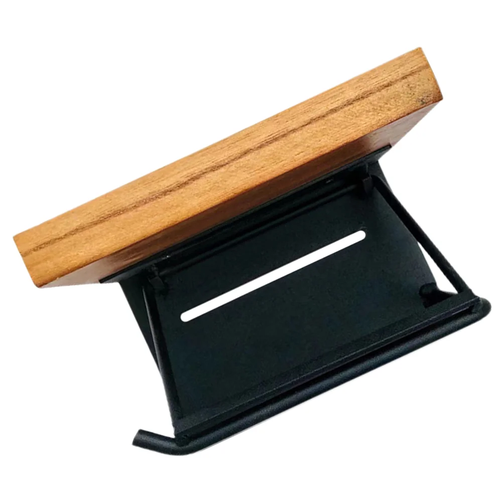 

Bathroom Tissue Holder Towel Stand Toilet Paper Kitchen Bar Rolling Shelf Wood With Rack