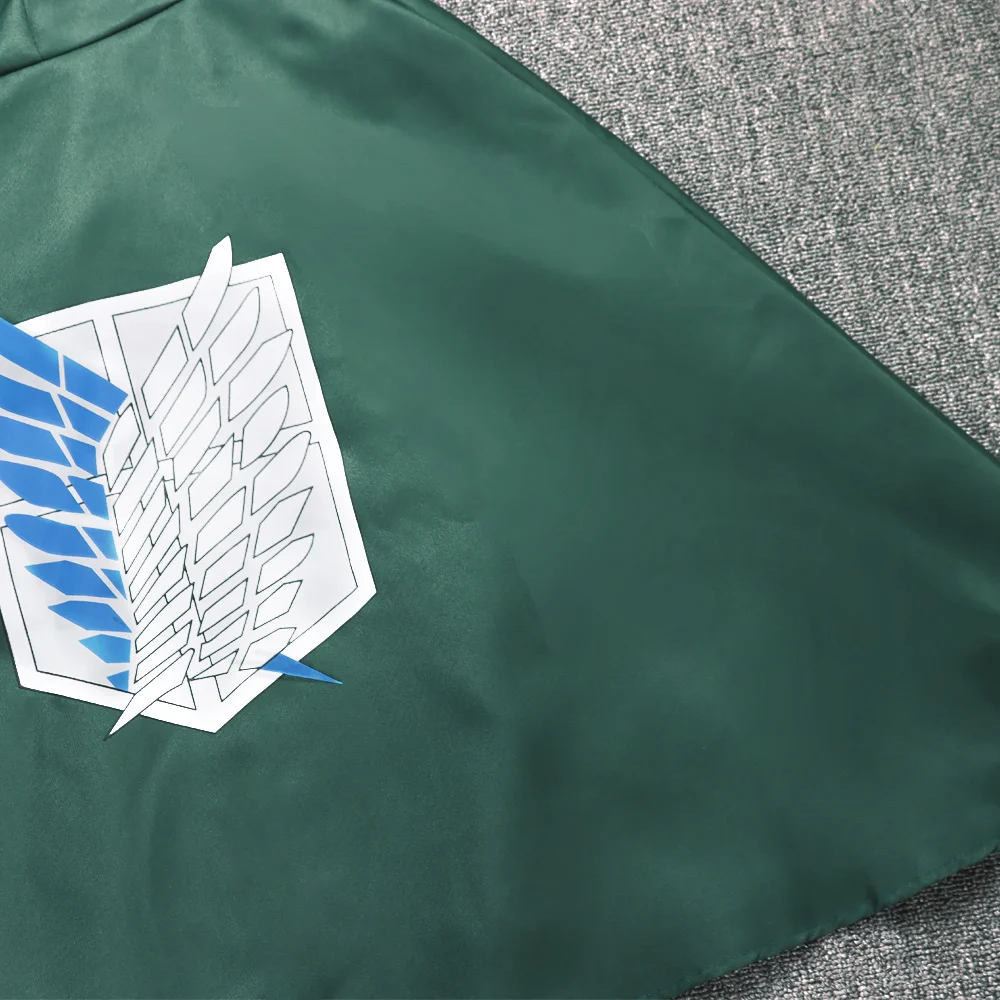 Костюмы для косплея аниме Атака Титанов взрослых гигантский плащ с зеленой