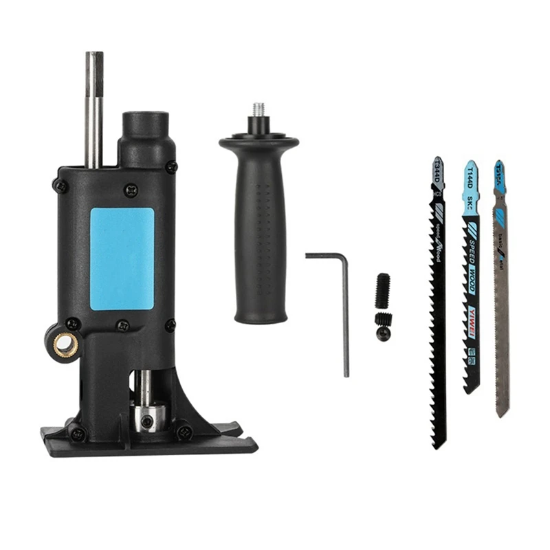 

HOT-Reciprocating Saw Woodworking Cut Drill Modified Chainsaw Household Electric Portable ABS Power Tool