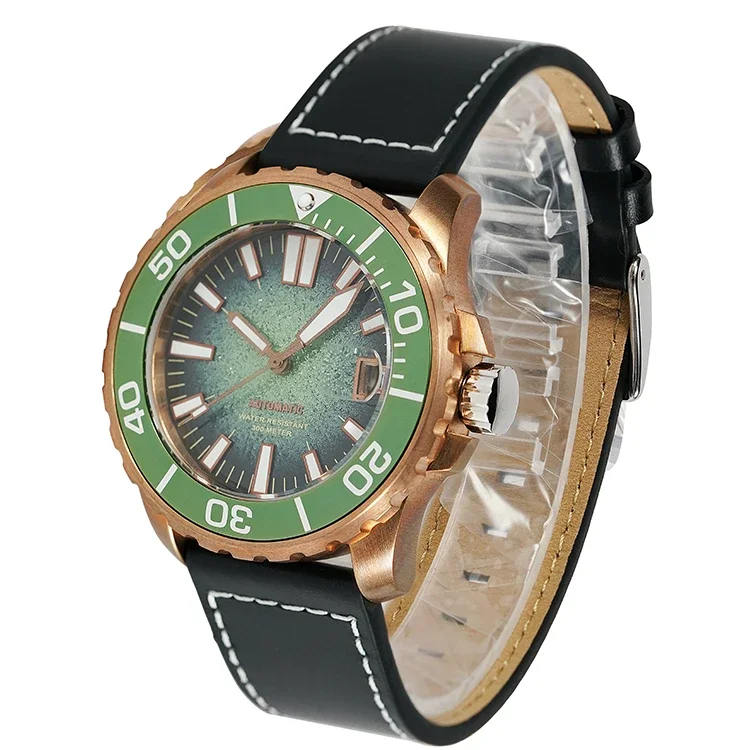300 м водонепроницаемые часы из бронзового материала мужские японские NH35
