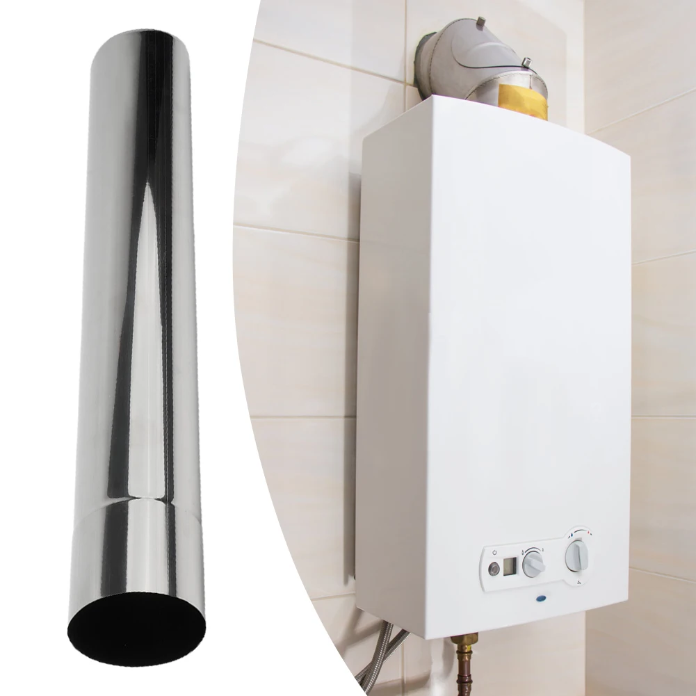 

2.3in Stainless Steel Stove Pipe Chimney Flue Liner Rigid Multi Fuel 20cm 30cm 40cm Kitchen Hardware For Flue Heating Equipment