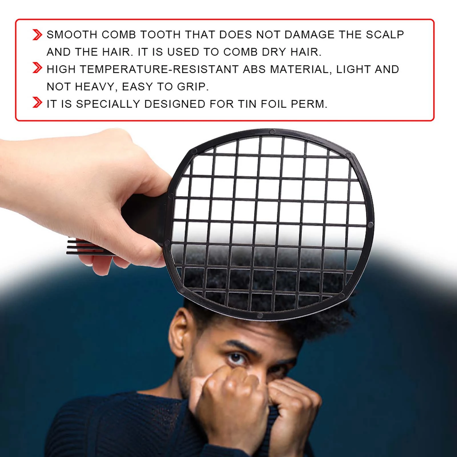 Афро-гребень Инструмент Для Укладки Волос Вьющихся Мужская Горячая Перманентная