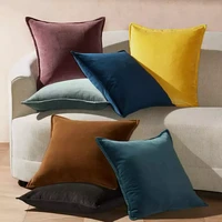 pilllow cover velvet cushion cover for living room car pillowcase 4545 decorative pillows nordic home decor housse de coussin