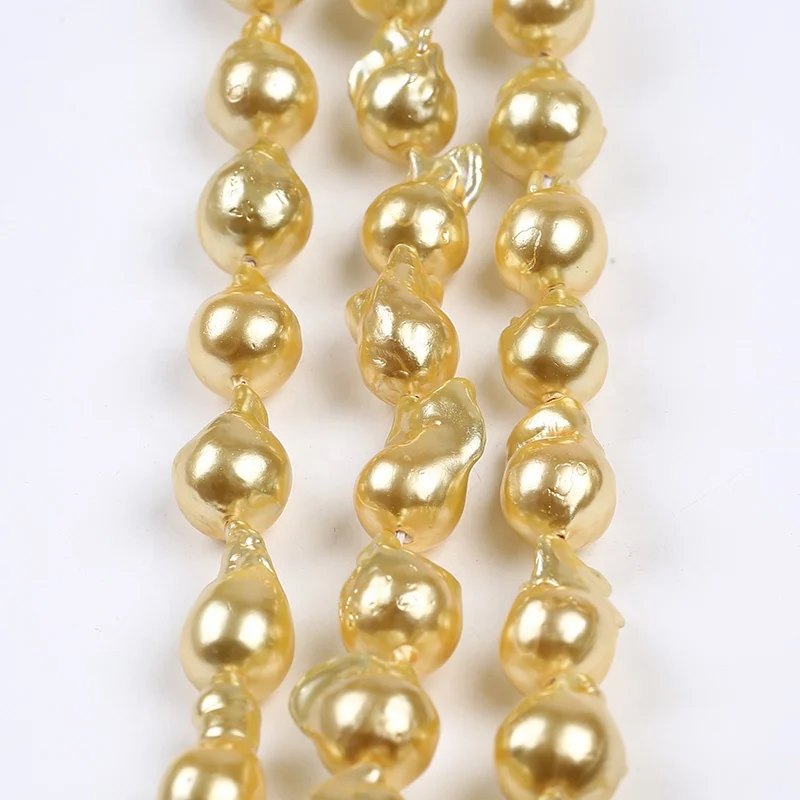 Жемчуга с пресноводным неравномерным барочным шариком нить для изготовления
