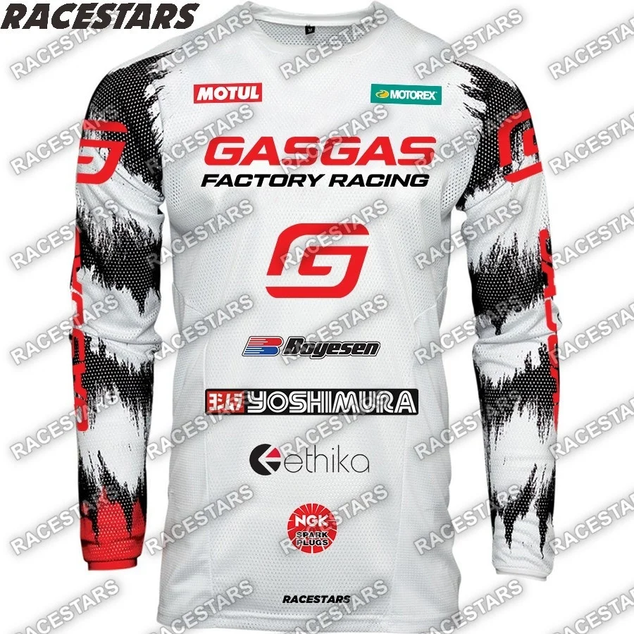 

GASGAS 2023 Downhill Mountain Bike DH Jersey Motocross Jersey Enduro Spxcel MTB MX Cycling Maillot Ciclismo Hombre Quick Drying