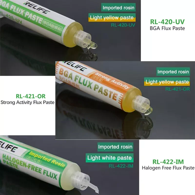 

BGA Flux Paste halogen Free Rosin Soldering Flux Scaling Powder Solder Welding Grease Cream Phone PCB SMT IC Repair Tool