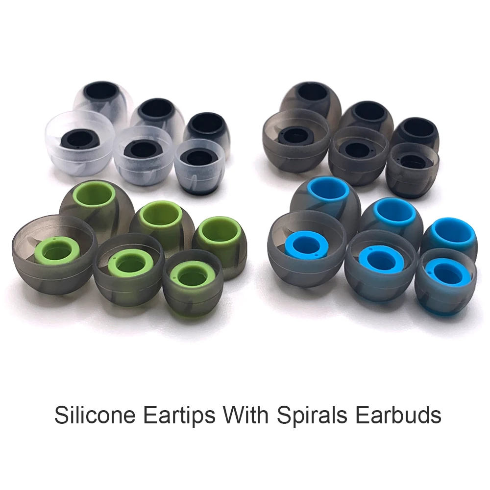 30 комплектов (LMS) Силиконовые Наушники-вкладыши 4,5 мм с спиральными вкладышами для наушников HIDIZS Mermaid MS4/FiiO FH1s, высокоэластичные наушники