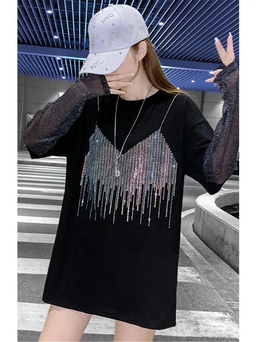 Крутая женская уличная одежда свободная летняя хлопковая Футболка в стиле хоп