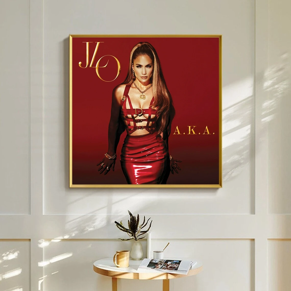 Дженнифер Лопес А.К.А. Музыкальный альбом постер холст художественный принт