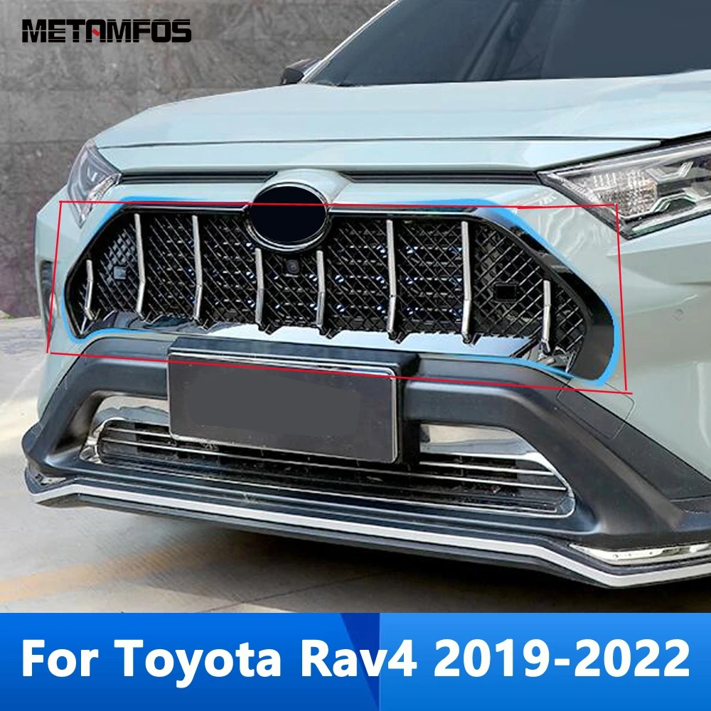 Передняя Центральная решетка радиатора для Toyota Rav4 Rav 4 Limited/LE/XLE/Hybrid 2019-2021 2022