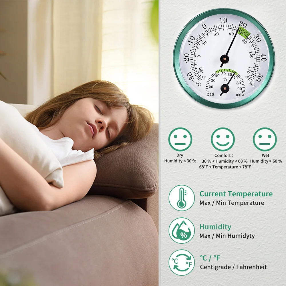 Настенный термометр-гигрометр