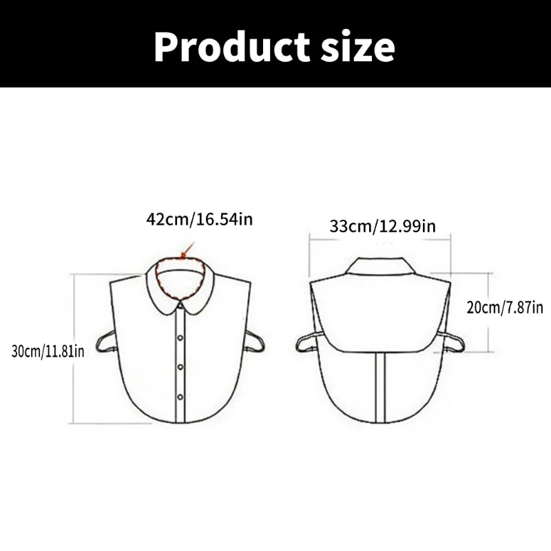 Съемный искусственный воротник вставка со стразами жемчугом расшитый бисером с