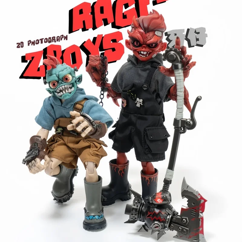 Фото Коллекционная фигурка D_one Studio: Новая Официальная Аутентичная Серия Zboys Rage, Масштаб 1:12, Подвижная, Для Взрослых Коллекционеров №2