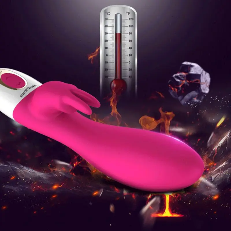 G Spot Rabbit Vibrator with Ticklish Bunny Ears for clitoral Stimulation Sex Toy U1JD