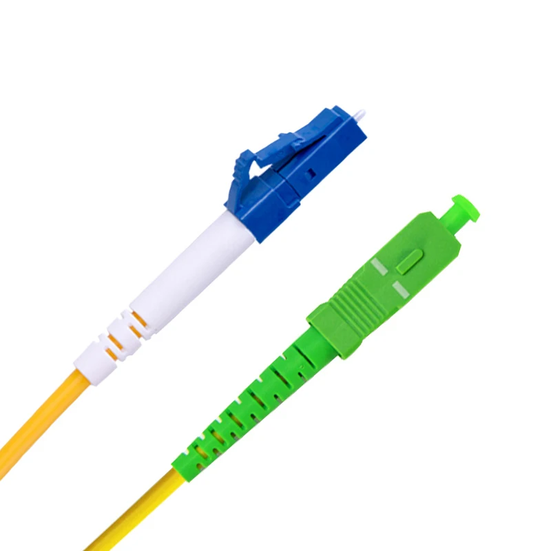 SC APC- LC UPC 3M Simplex Single Mode Fiber Optic Patch Cord SC-LC Fiber Patch Cable Fiber Optic Jumper 2.0mm PVC Jacket FTTH