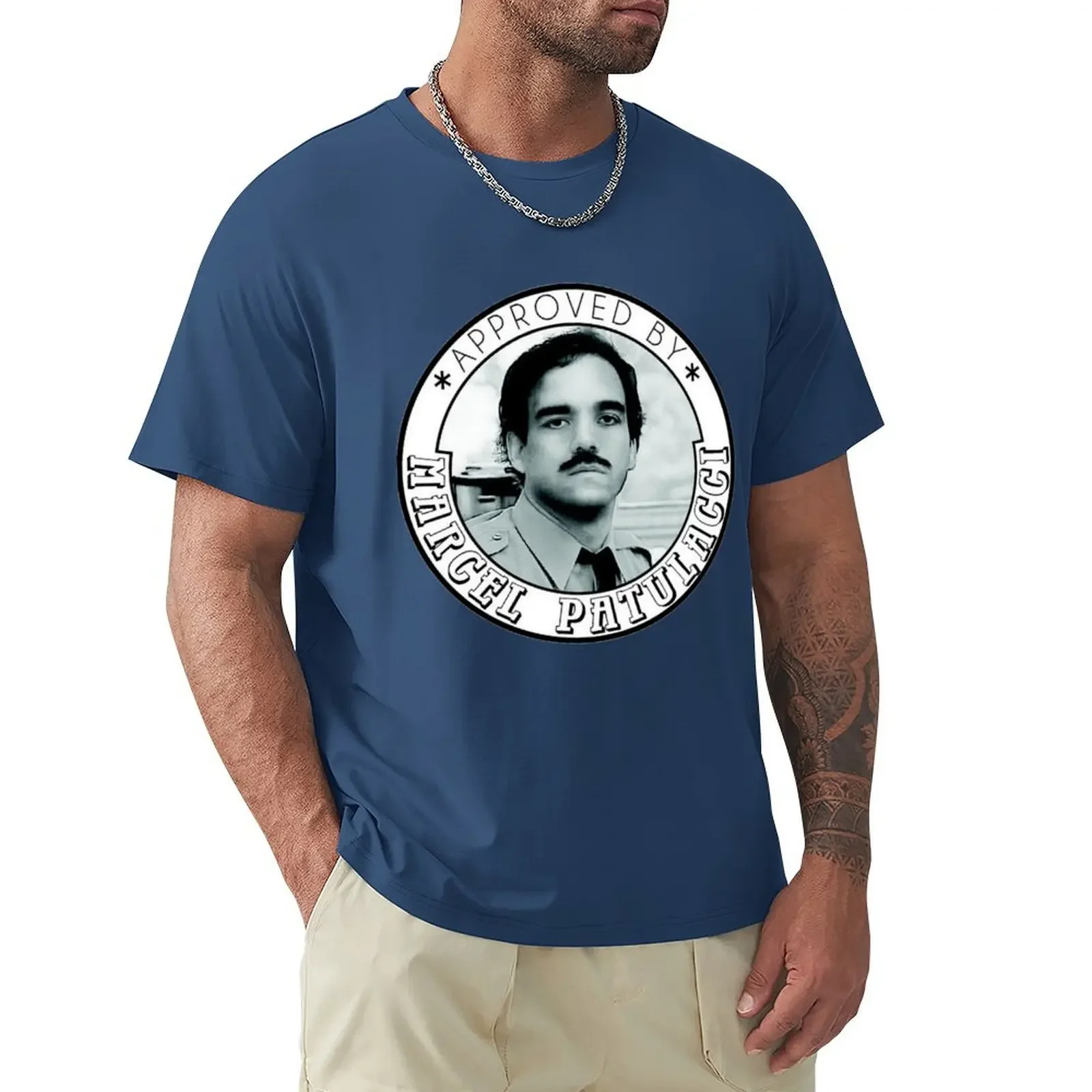 Мужская футболка Les Inconnus белая хлопковая