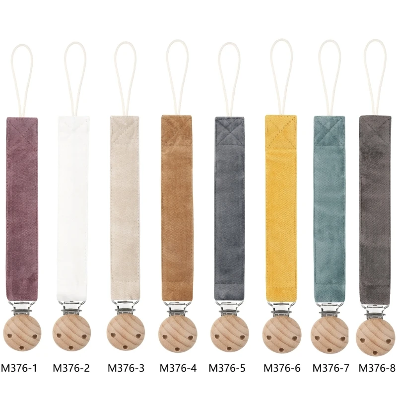 Ремешок для детской соски Мягкий и удобный зажим из хлопка разных возрастов