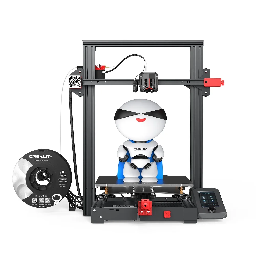 

CREALITY Ender 3 Max Neo Upgrade 3D Printer with Dual Z-axis CR-Touch Auto Leveling Large Print Size 300*300*320mm FDM Printer