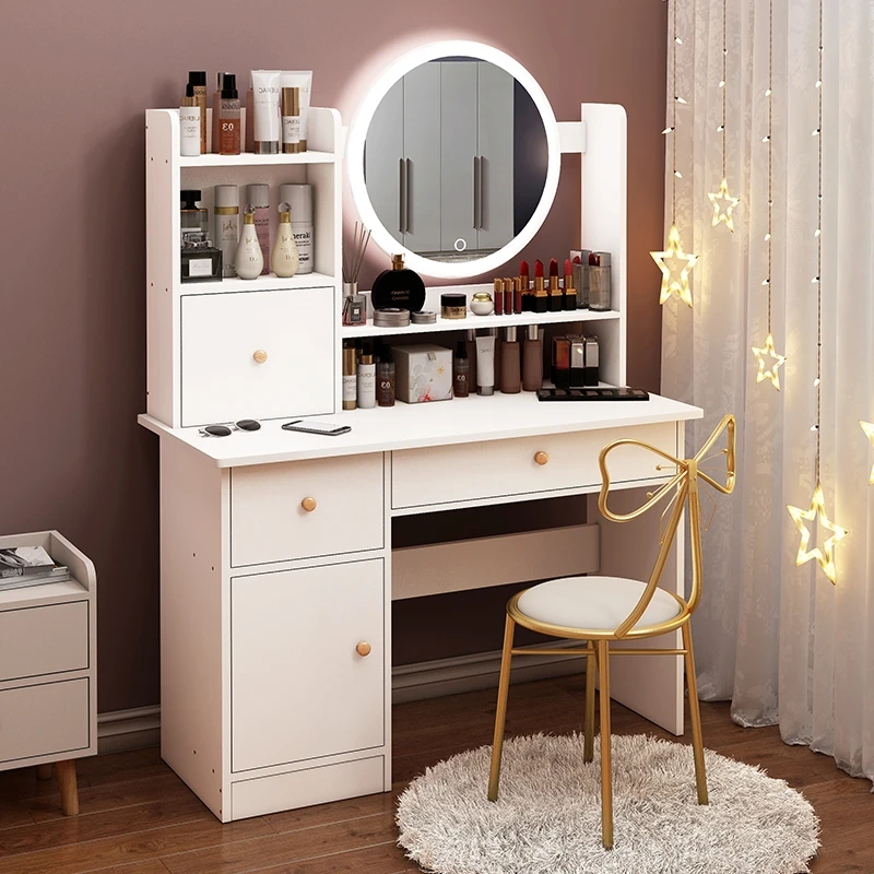

Bedroom Classic Dressing Table Container Salon Fashion European Dressing Table Woman Modern Tocador Maquillaje Furniture Makeup