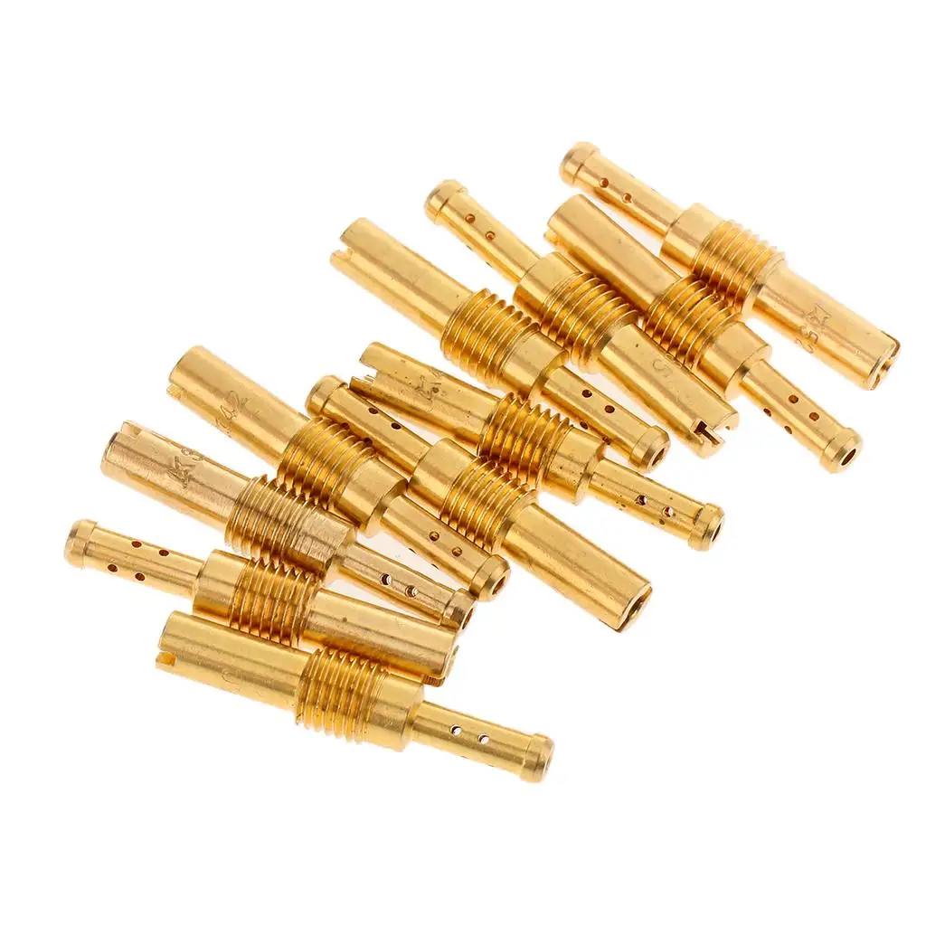 10 комплектов медленных форсунок карбюратора мотоцикла M6 x 0 75 мм для PWK OKO 32–55