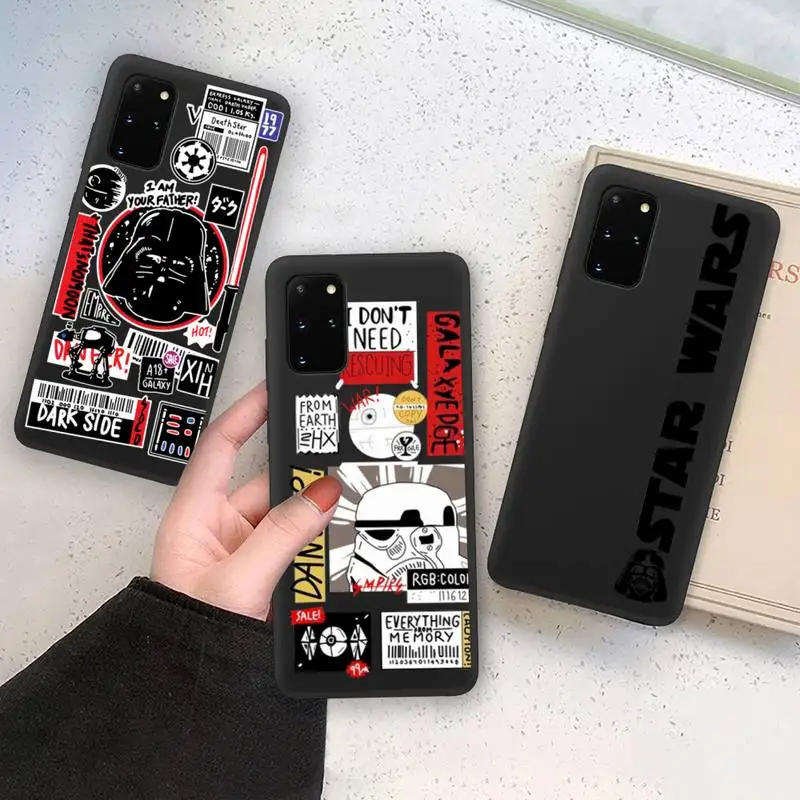 

Star Wars The Mandalorian Logo Label Sticker Phone Case For Samsung Galaxy Note20 ultra 7 8 9 10 Plus lite M21 M31S M30S M51