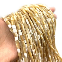 exquisite cylindrical polished natural shell beads 4 15mm jewelry charm fashion crafting diy necklace earring bracelet accessory