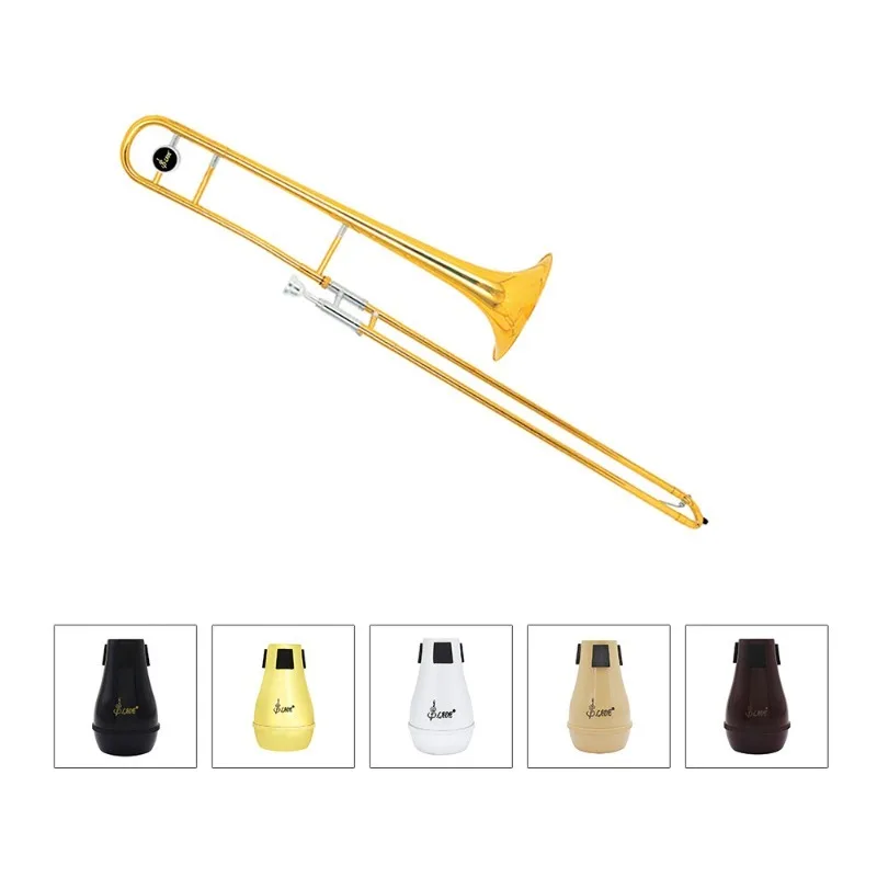 

Trombone Mute Silencer Accessories Stand French Horn Dampener Noise Remove Accessory Professional Tenor Trombone Silencer