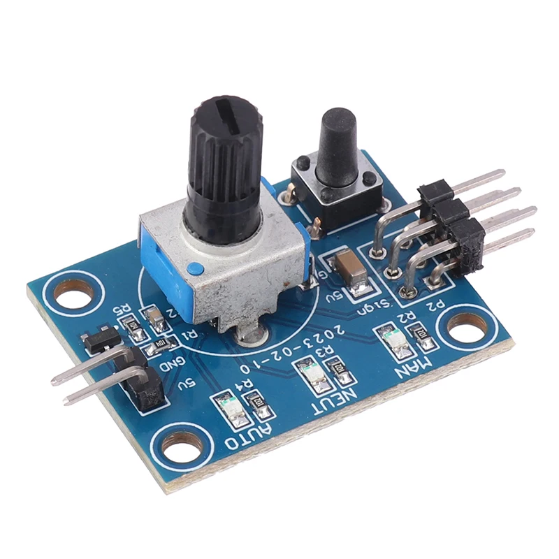 

1pc Servo Tester Steering Gear Debugging Module Servo Shield Driver Three Control Modes with Anti-reverse Connection Function