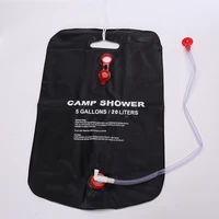 20l folding camp shower bag pvc solar energy heated bags portable outdoor bath bag travel hiking climbing washing water bag