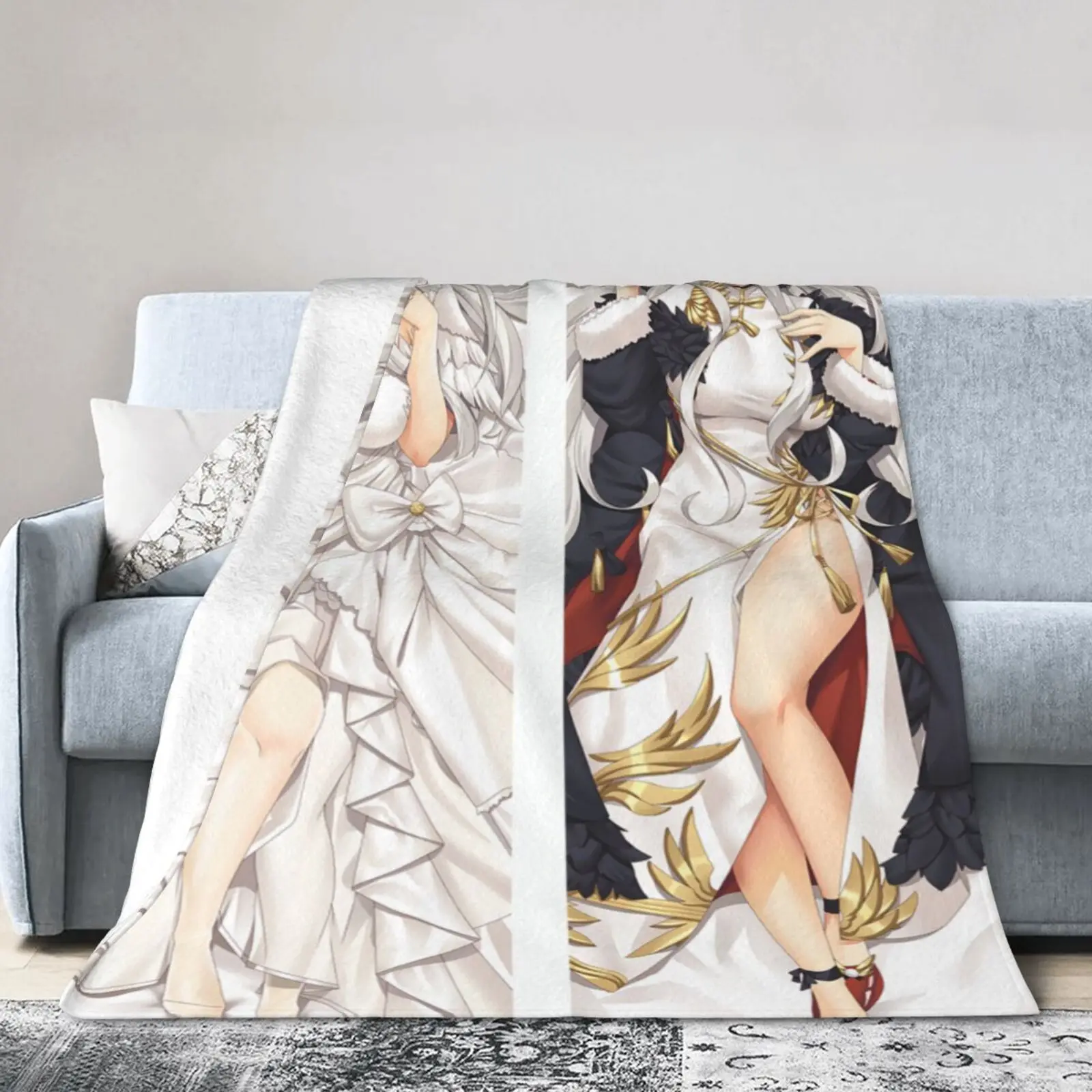 

Azur Lane Blanket Breathable Flannel Winter Super Warm Bed Blanket Travel Bedding