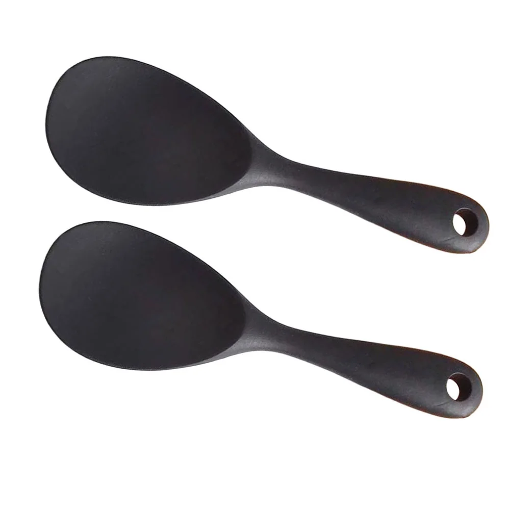 

Rice Spoon Paddle Serving Silicone Spatula Kitchen Spoons Stick Non Scooper Resistant Heat Scoop Korean Cooker Cooking Japanese
