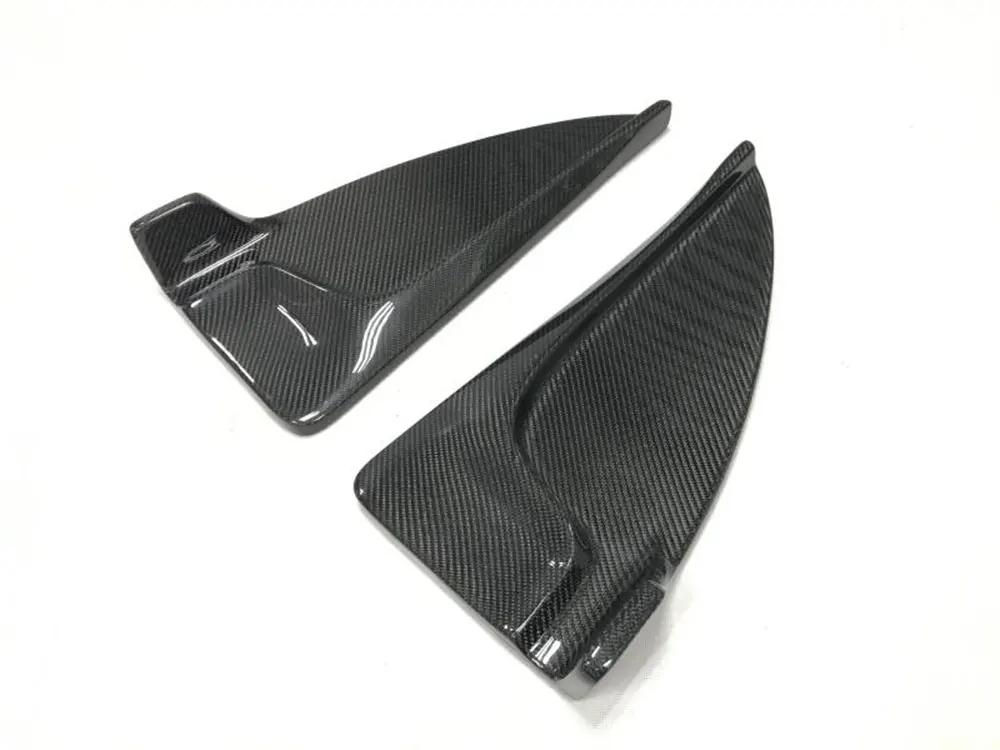 Задние разделители губ из углеродного волокна клапаны спойлер FRP Canards для Tesla Model S