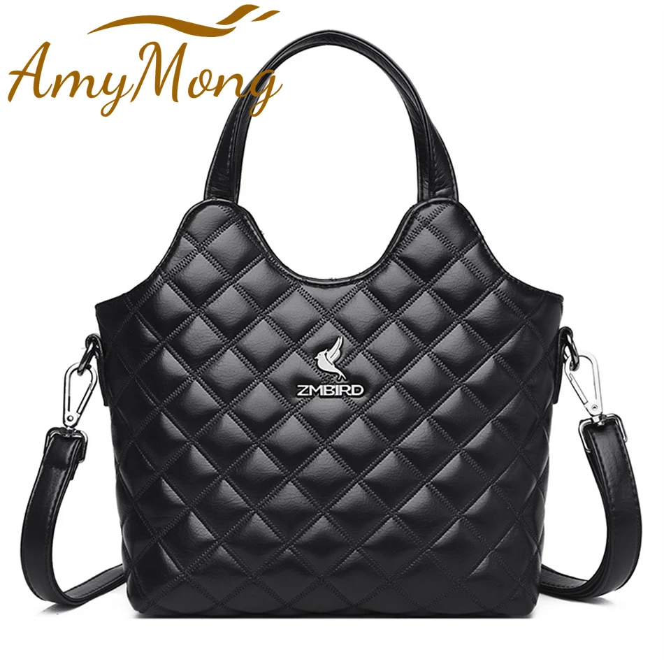 

Soft Leather Luxury Handbags Purse Women Bag Designer Messenger Shoulder Crossbody Bag for Female Casual Tote Shopper Sac A Main