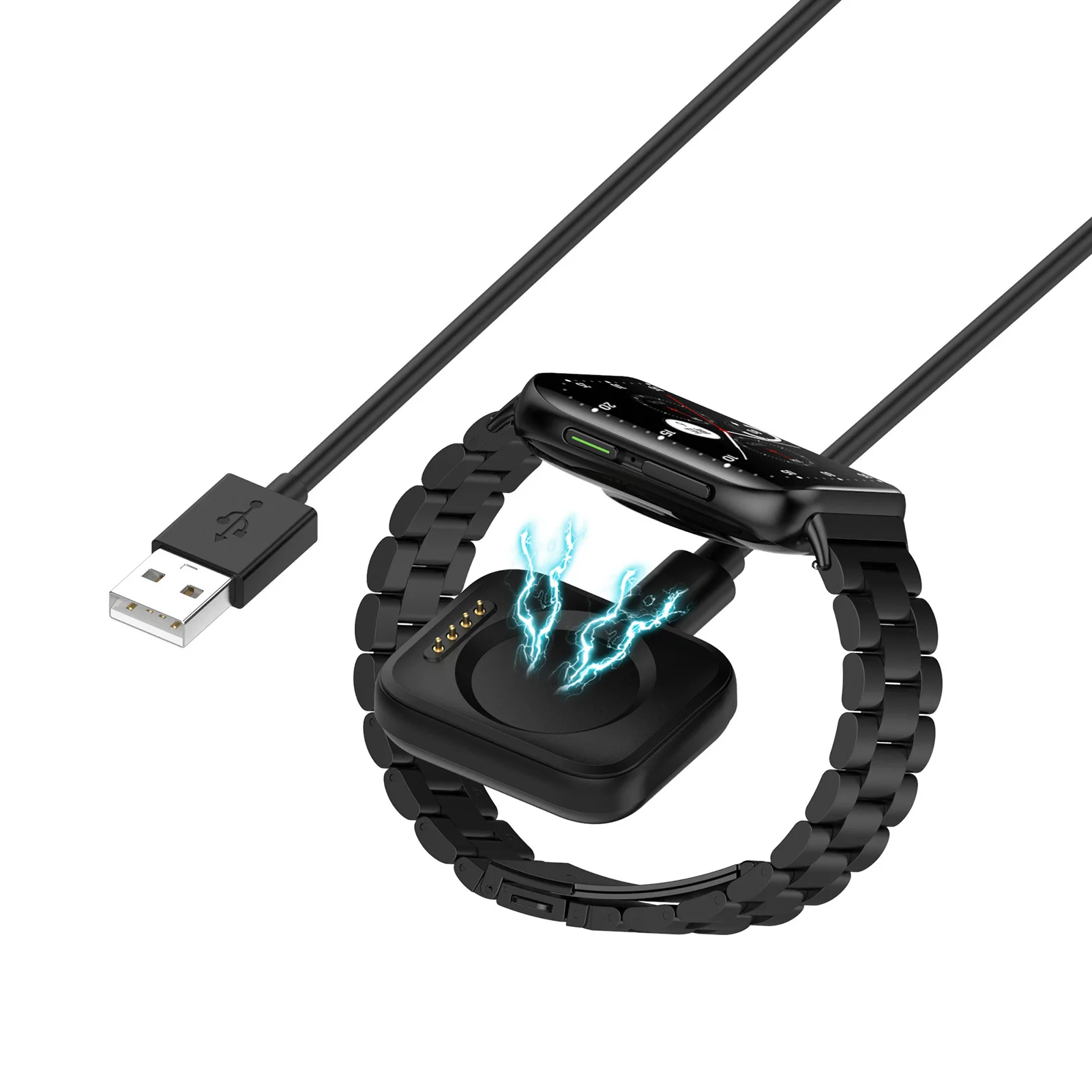 

Док-станция для смарт-часов адаптер зарядный USB-кабель зарядный шнур для OPPO Watch 2 Аксессуары для смарт-часов