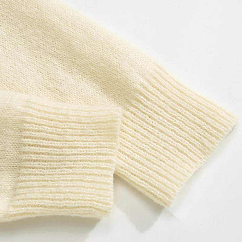 Свитера женские с длинным рукавом круглым вырезом рисунком помидоров милые