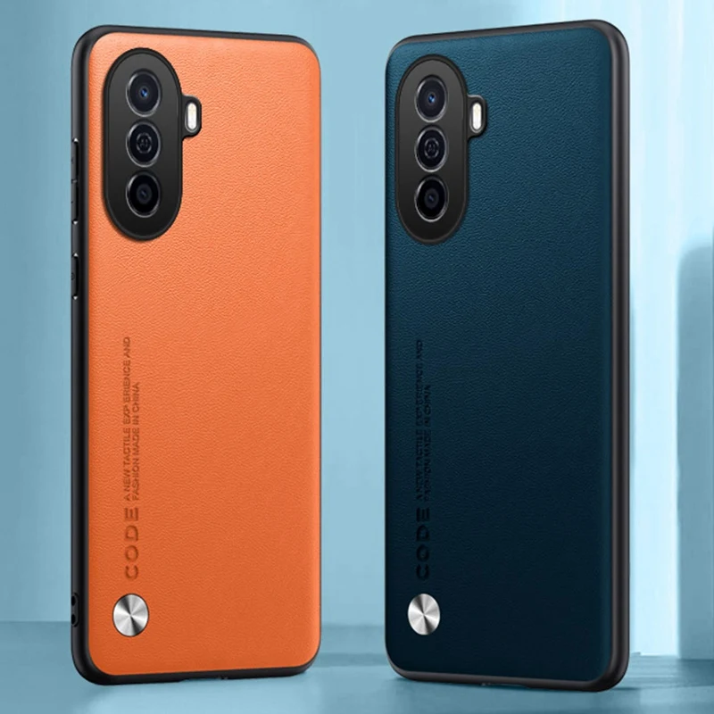 Роскошный чехол из искусственной кожи для Huawei Nova Y70 Plus, задняя крышка, силиконовый противоударный чехол с полной защитой для телефона Huawei Nova Y71 (art.: 3920d1cea96bc) - 3920d1cea96bc