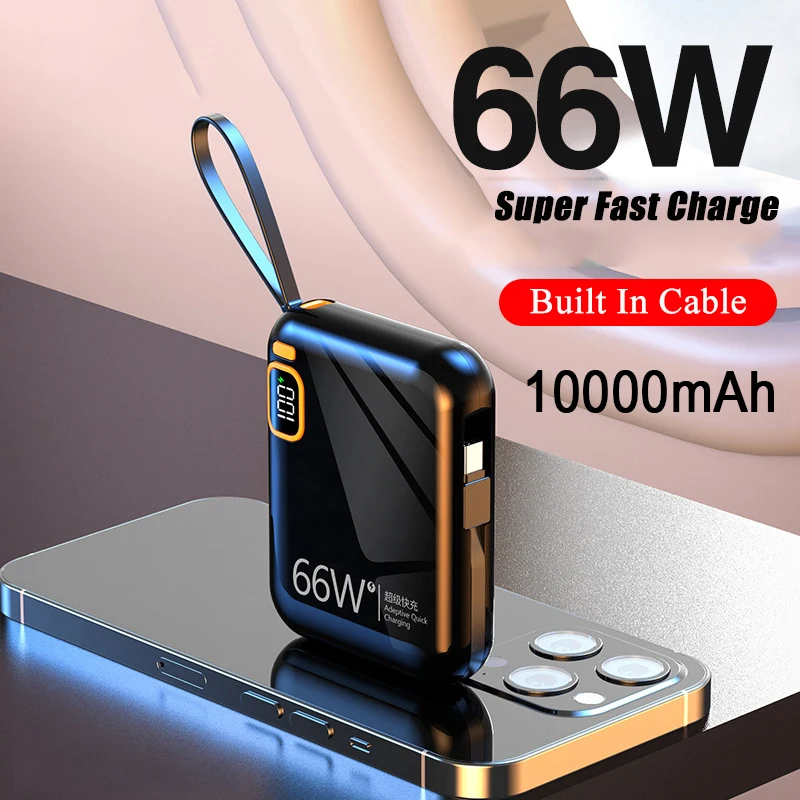 

Портативное зарядное устройство 10000 мАч, портативное зарядное устройство для быстрой зарядки, зарядное устройство типа C, внешний аккумулятор, портативное зарядное устройство