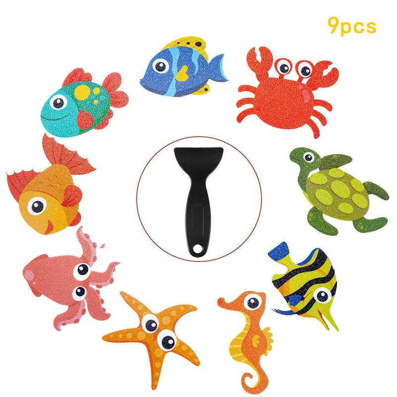 

Противоскользящие наклейки PEVA ELESAHOME 6/10 шт.