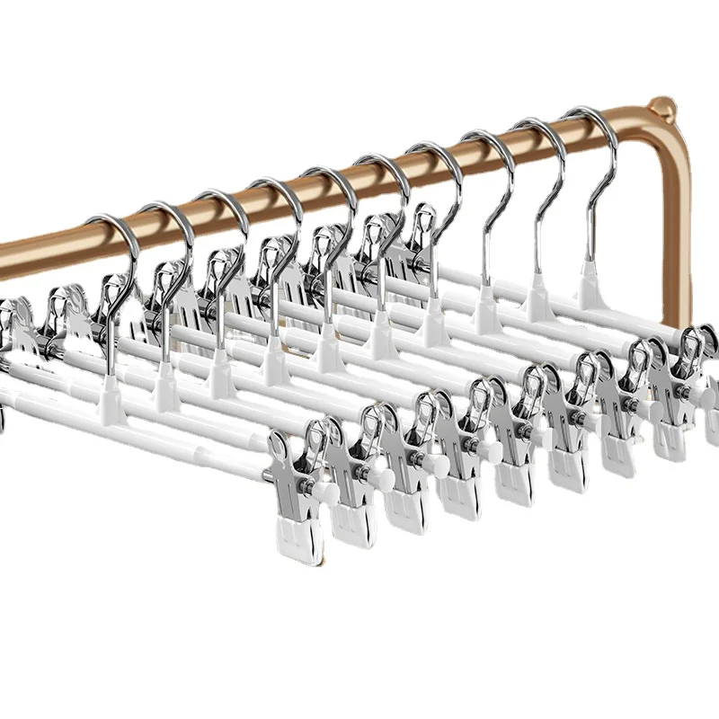 

Pant Rack Pants Clip Household Non-Slip Hanging Pants Special Hanger Storage Stainless Steel Drying Skirt Clip