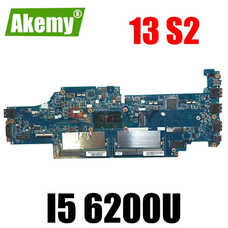 

Akemy DA0PS8MB8G0 DA0PS9MB8E0 для Lenovo ThinkPad 13 S2 материнская плата для ноутбука FRU 01AY546 01AV597 CPU I5 6200U DDR4 100% ТЕСТ ОК
