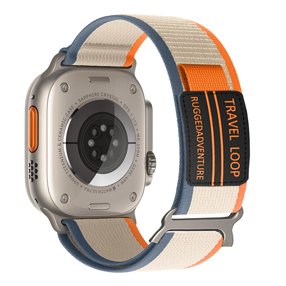 

strap For apple watch ultra 2 49mm 44mm 40mm 41mm 42mm 44 49mm correa nylon bracelet iWatch series 7 6 5 3 se 8 9 45mm 44 band