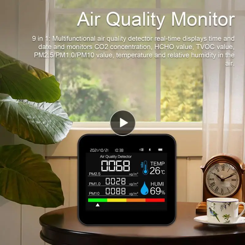 

Formaldehyde Detector Lightweight Accuracy Up To 1ppm Humidity Detector Support For Connecting To Mobile Apps Through Bt