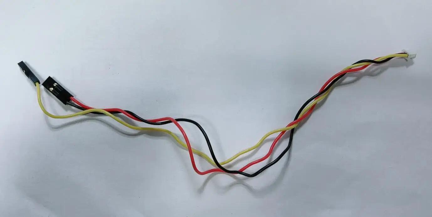 3-контактный силиконовый кабель питания и сигнальный провод для камеры Foxeer Runcam/VTX