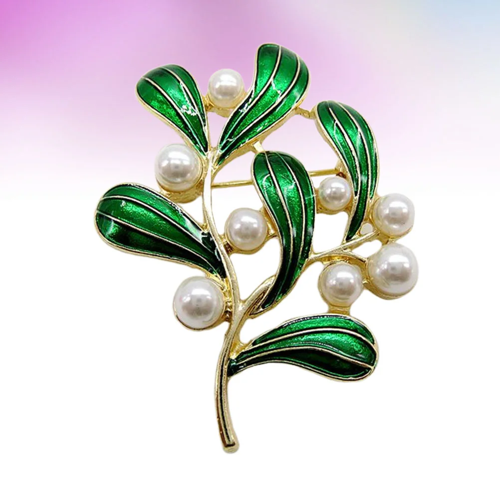 

Broch Beautiful Leaf Brooch Decorative Brooches Boutonniere Pin Creative Mosaic