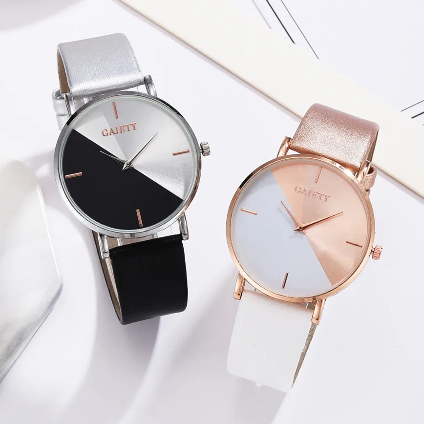 

Fashion Ladies Watch For Women Quartz Watches Double Color Women's Hand Watches Elegant Women's Wrist Lovers Watch 2021 Bracelet