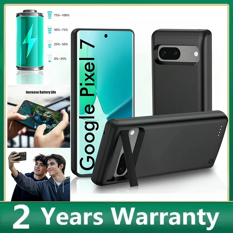 Фото Модный чехол-аккумулятор JayoWade 10000 мАч для Google Pixel 8 Pro, зарядный чехол для телефона Google Pixel 7 Pro №2