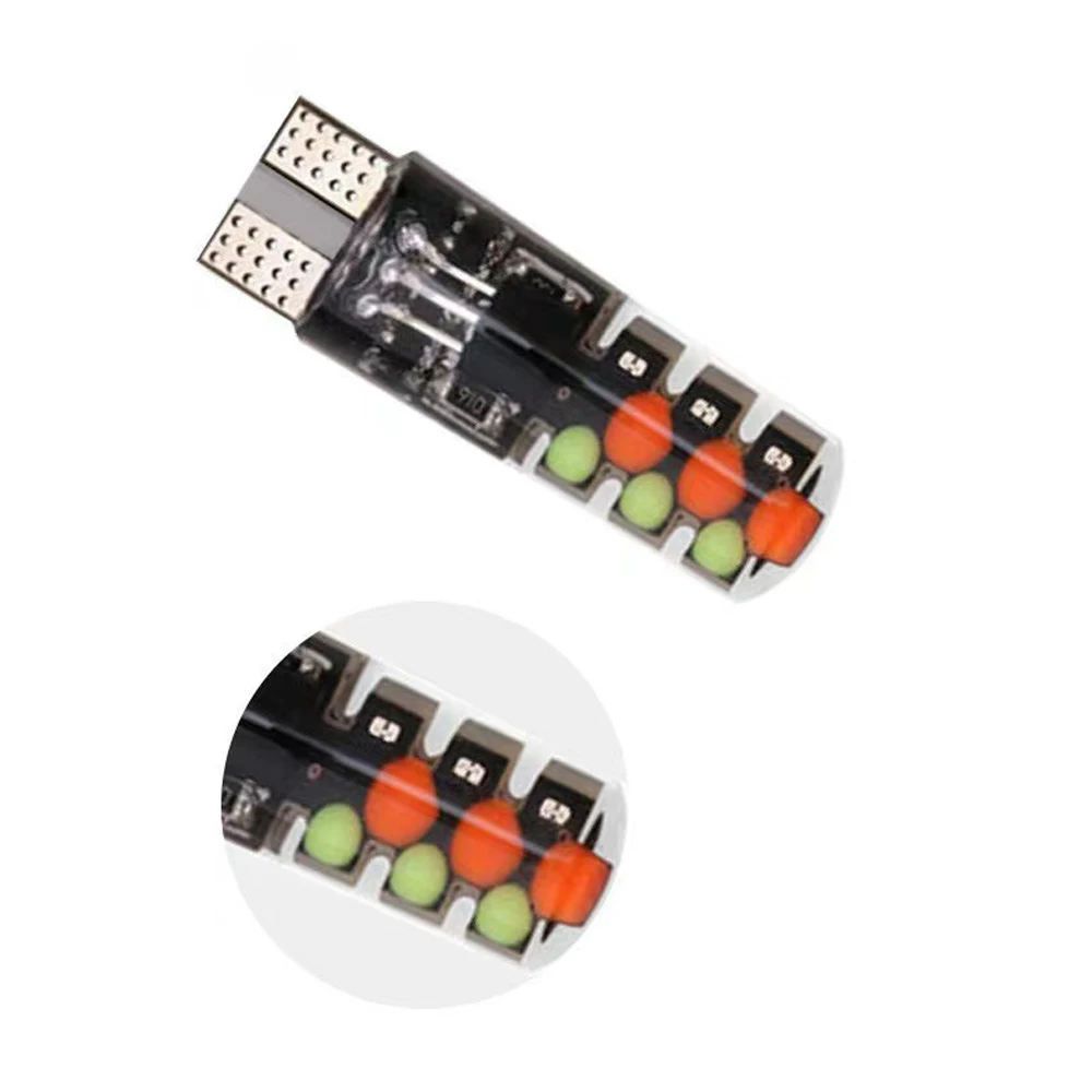 50 шт., светодиодные лампы T10 194 168 W5W с COB матрицей